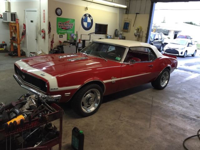 1968 Seafrost Green Chevrolet Camaro Convertible