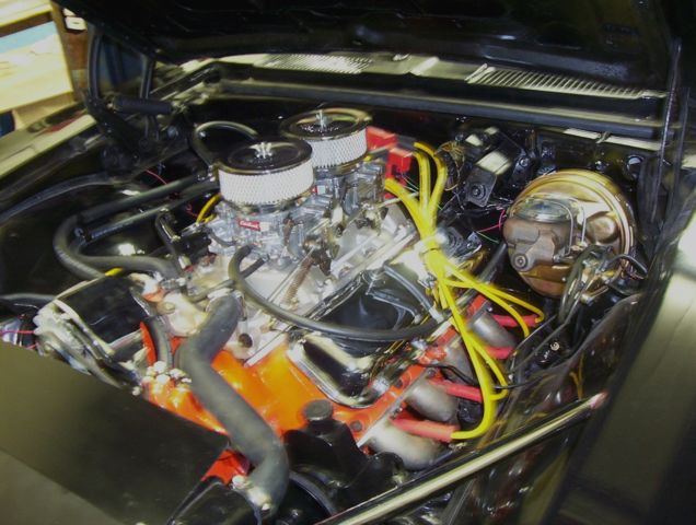 1968 black metalic /white stripes Chevrolet Camaro 2 door coupe