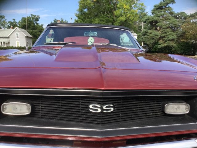 1968 Sea Frost Green Chevrolet Camaro Convertible