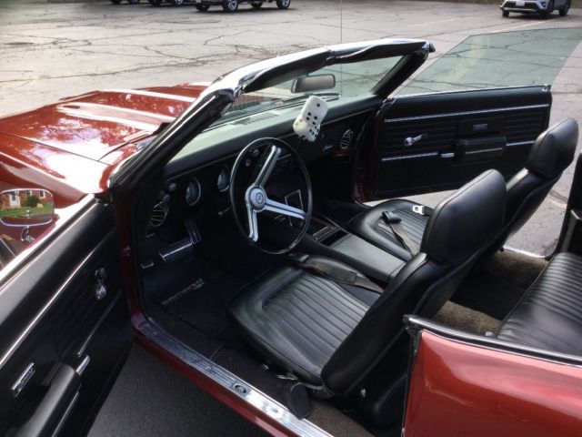 1968 Sea Frost Green Chevrolet Camaro Convertible