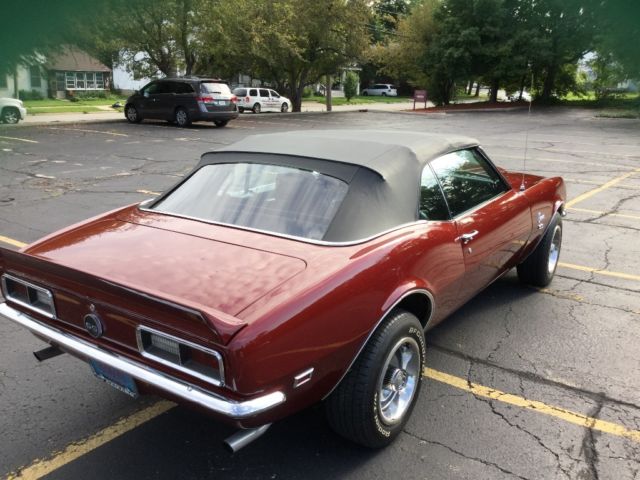 1968 Sea Frost Green Chevrolet Camaro Convertible