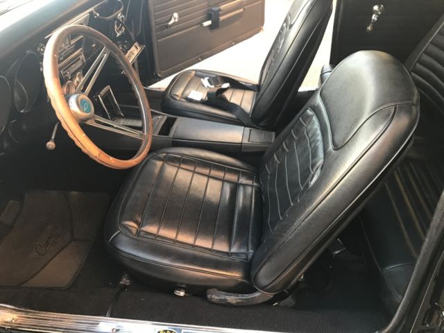 1968 Black Chevrolet Camaro Coupe