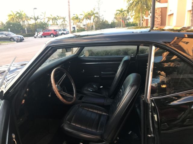 1968 Black Chevrolet Camaro Coupe
