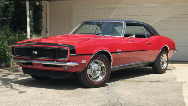 1968 Red Chevrolet Camaro Coupe