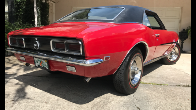 1968 Red Chevrolet Camaro Coupe