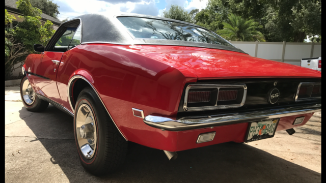 1968 Red Chevrolet Camaro Coupe