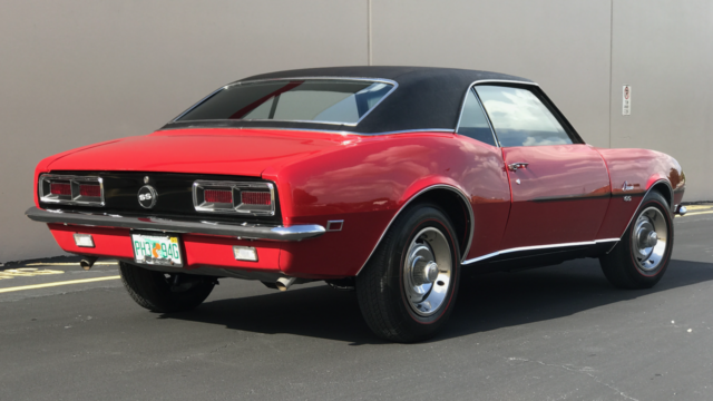 1968 Red Chevrolet Camaro Coupe