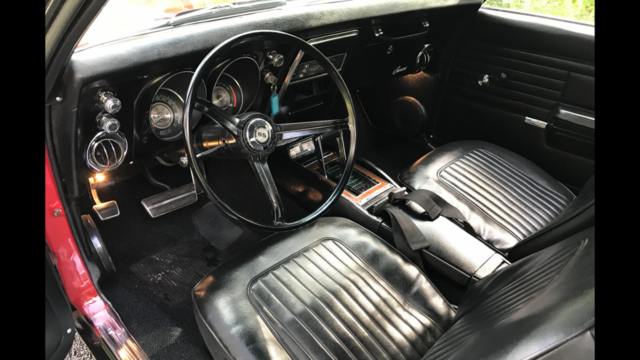1968 Red Chevrolet Camaro Coupe