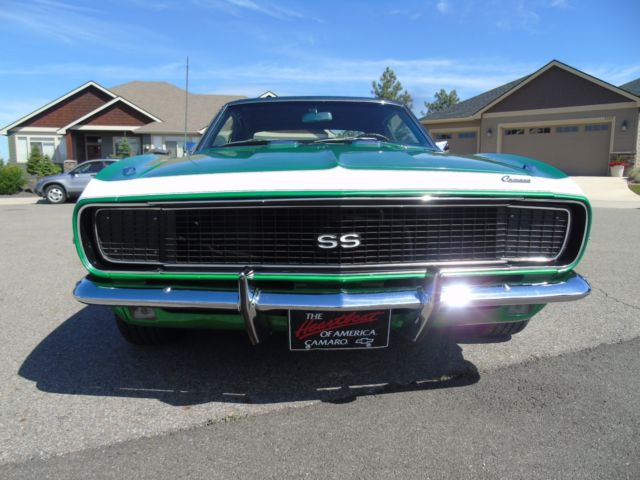 1968 Green Chevrolet Camaro Coupe