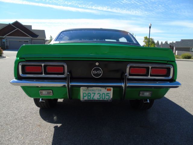 1968 Green Chevrolet Camaro Coupe