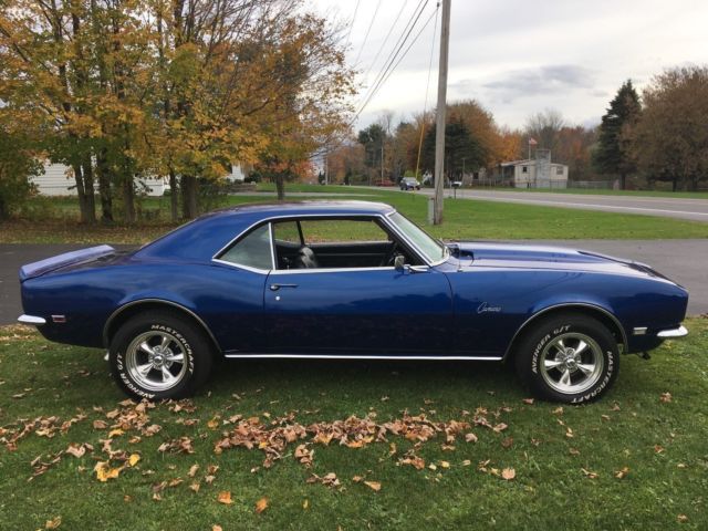 1968 Blue Chevrolet Camaro