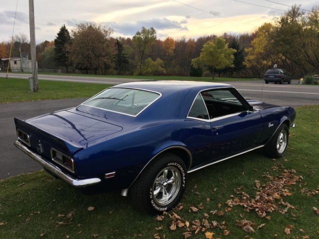 1968 Blue Chevrolet Camaro