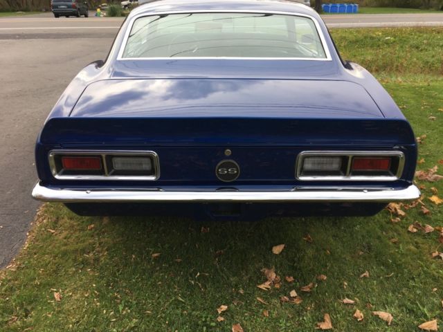 1968 Blue Chevrolet Camaro
