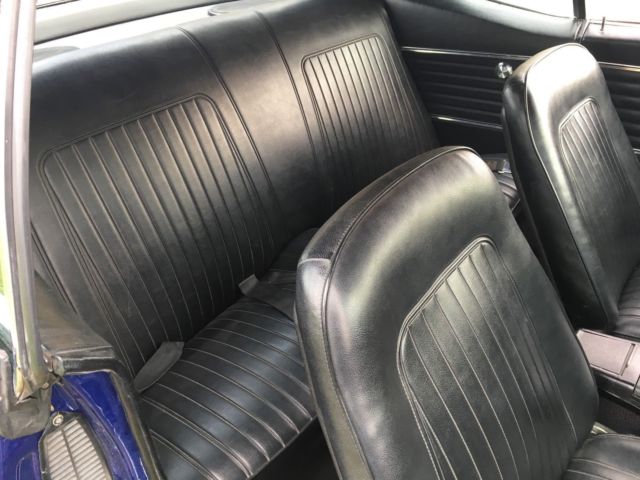 1968 Blue Chevrolet Camaro