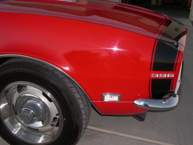 1968 Red Chevrolet Camaro Coupe