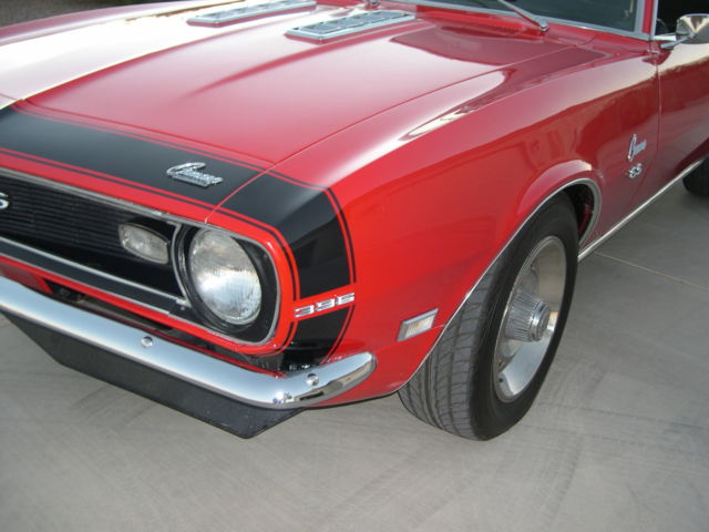 1968 Red Chevrolet Camaro Coupe