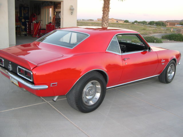 1968 Red Chevrolet Camaro Coupe