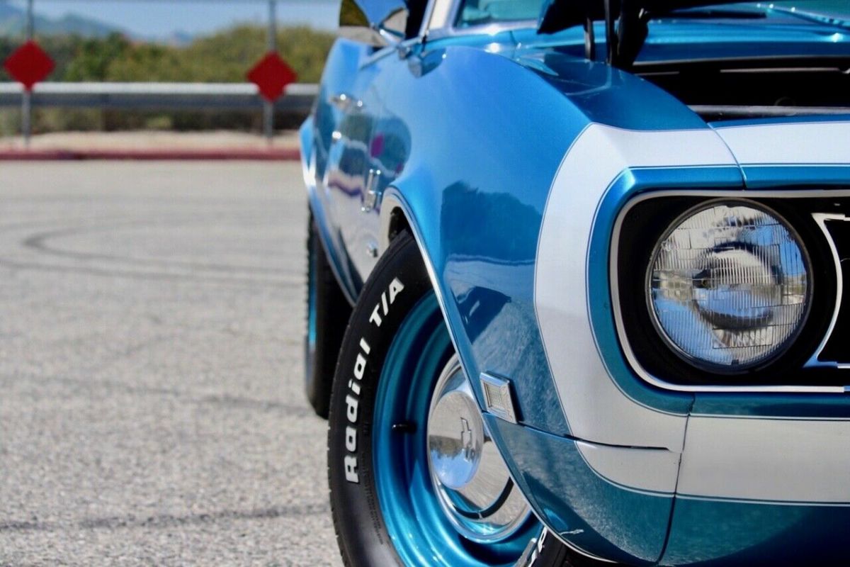 1968 Blue Chevrolet Camaro Coupe