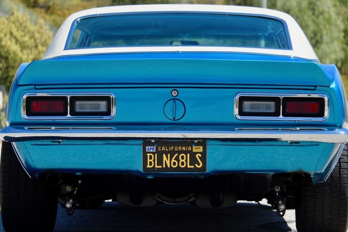 1968 Blue Chevrolet Camaro Coupe