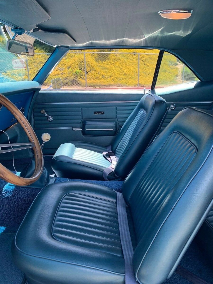 1968 Blue Chevrolet Camaro Coupe