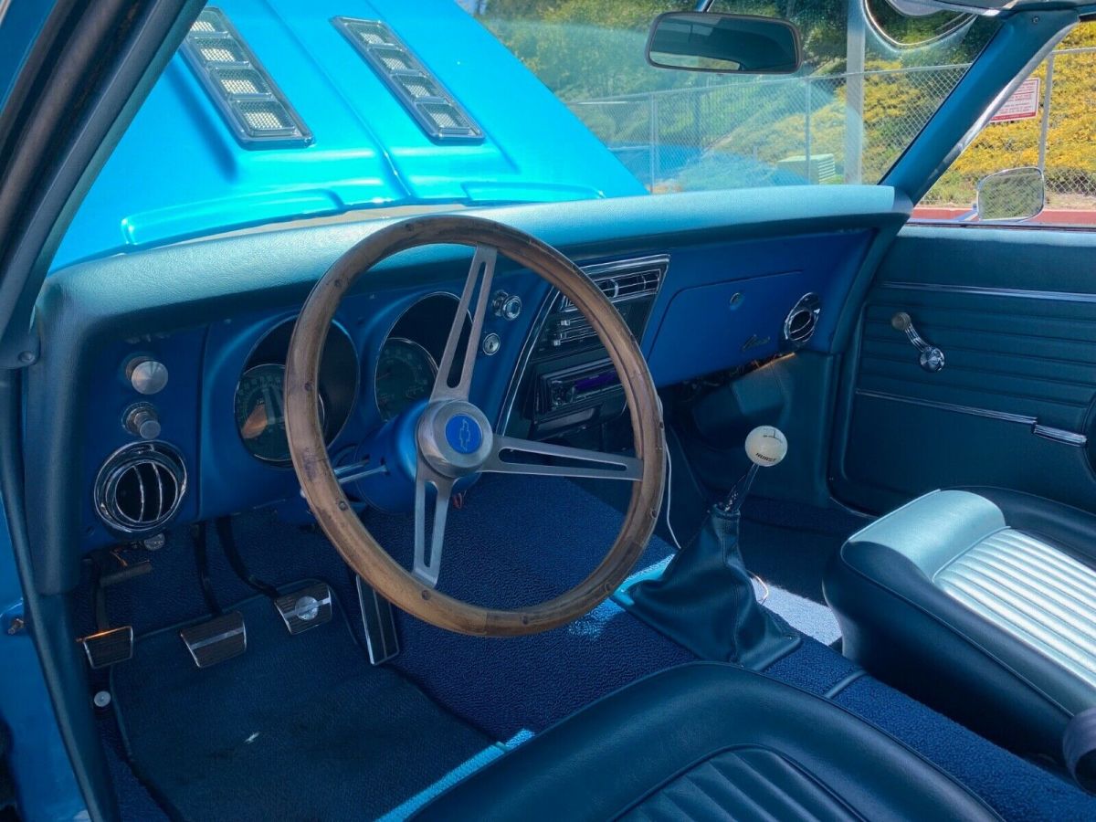 1968 Blue Chevrolet Camaro Coupe