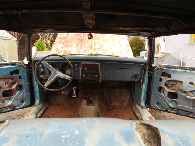 1968 Blue Chevrolet Camaro