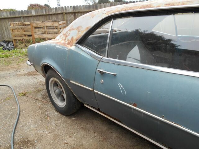 1968 Blue Chevrolet Camaro