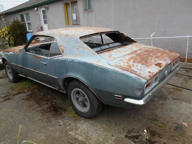 1968 Blue Chevrolet Camaro