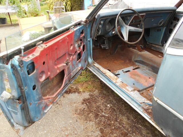 1968 Blue Chevrolet Camaro