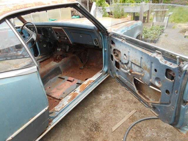 1968 Blue Chevrolet Camaro