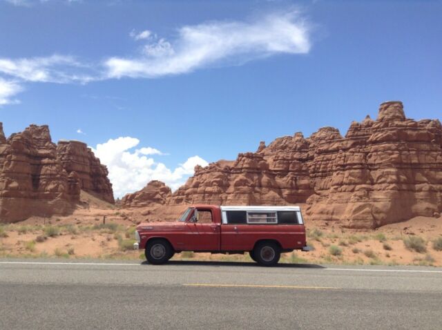 1968 Red Ford F-250 Pickup