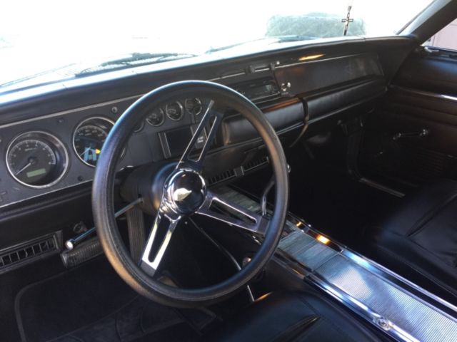 1968 Black Dodge Charger Coupe