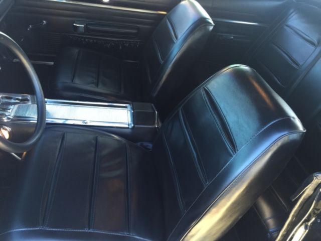 1968 Black Dodge Charger Coupe