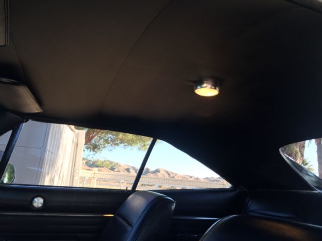 1968 Black Dodge Charger Coupe