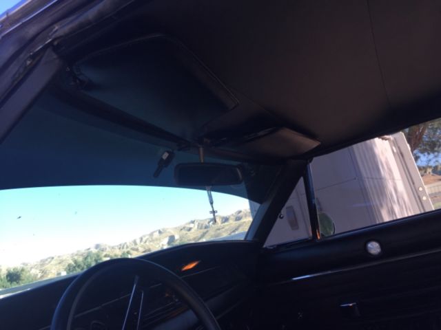 1968 Black Dodge Charger Coupe