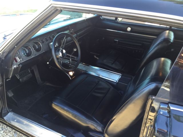 1968 Black Dodge Charger Coupe