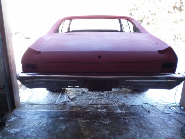 1968 Maroon Chevrolet Chevelle Coupe