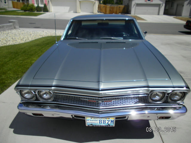 1968 seafrost green Chevrolet Chevelle Coupe