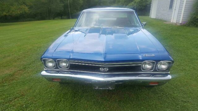 1968 Blue Chevrolet Chevelle Coupe