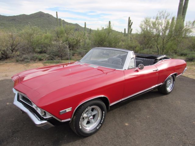 1968 Red Chevrolet Chevelle Convertible