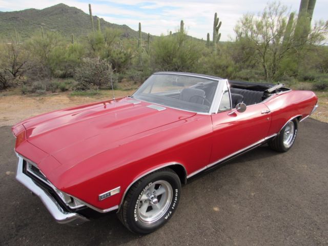 1968 Red Chevrolet Chevelle Convertible