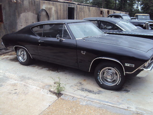 1968 Black Chevrolet Chevelle