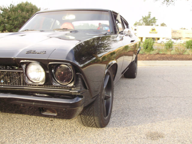 1968 Black Chevrolet Chevelle Coupe