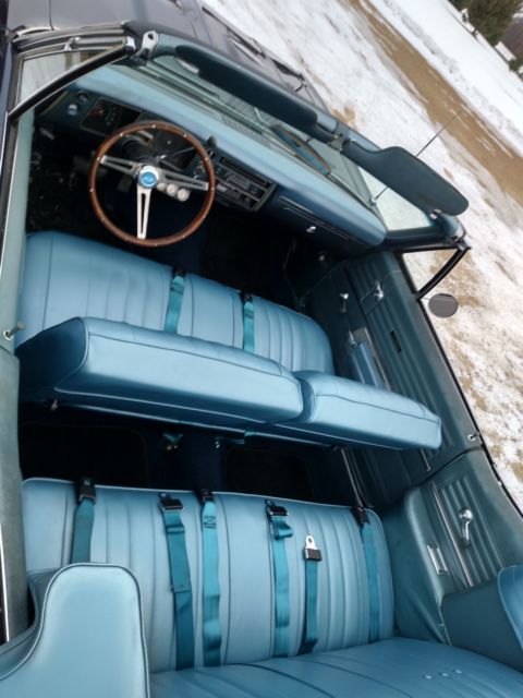 1968 Blue Chevrolet Chevelle Convertible