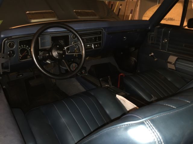 1968 Blue Chevrolet Chevelle Convertible