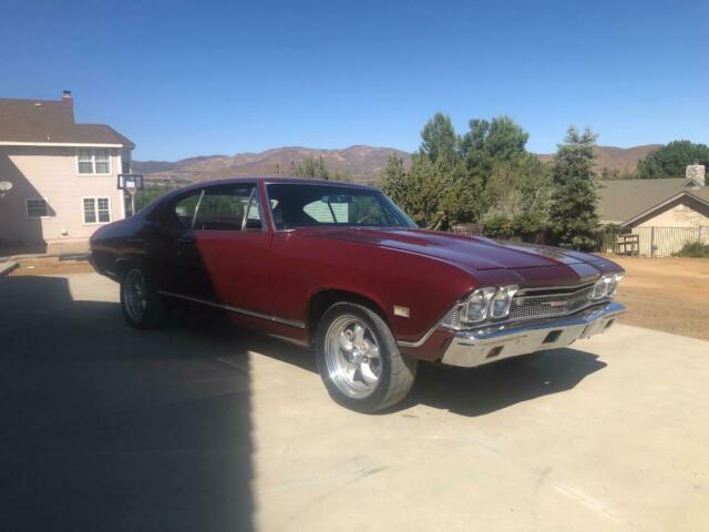 1968 Red Chevrolet Chevelle Coupe