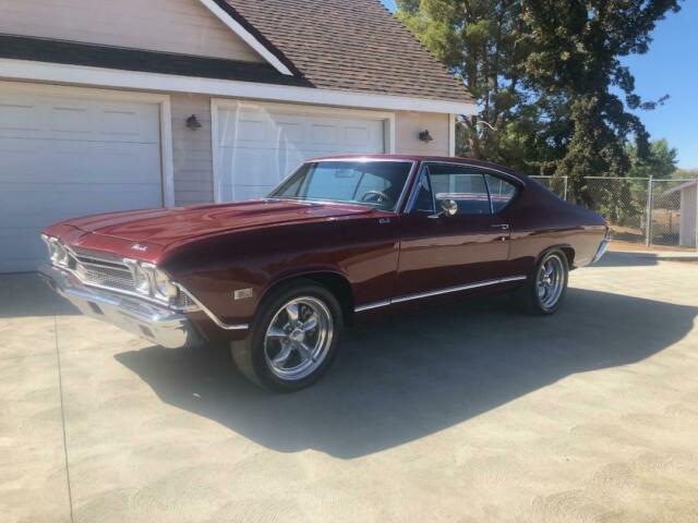 1968 Red Chevrolet Chevelle Coupe