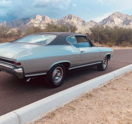 1968 Seafrost Green Chevrolet Chevelle Coupe