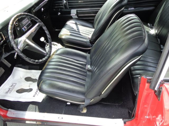 1968 Red Chevrolet Chevelle Coupe