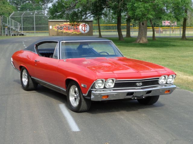 1968 Red Chevrolet Chevelle Coupe